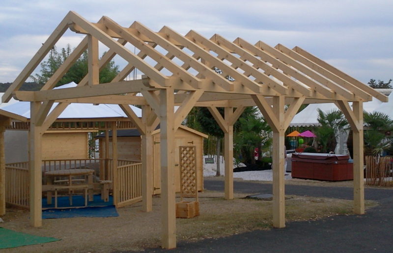carport en bois