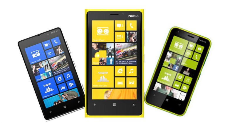 La gamme Nokia Lumia