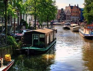 vie sur une péniche Amsterdam