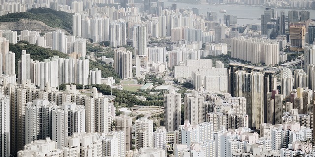 paysages de barres d'immeubles