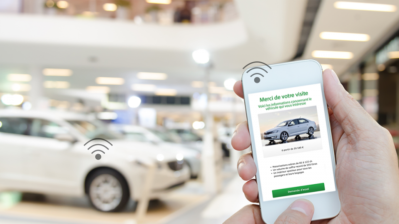 une voiture vendue chez un concessionnaire