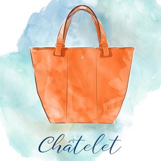 sac à main en cuir orange