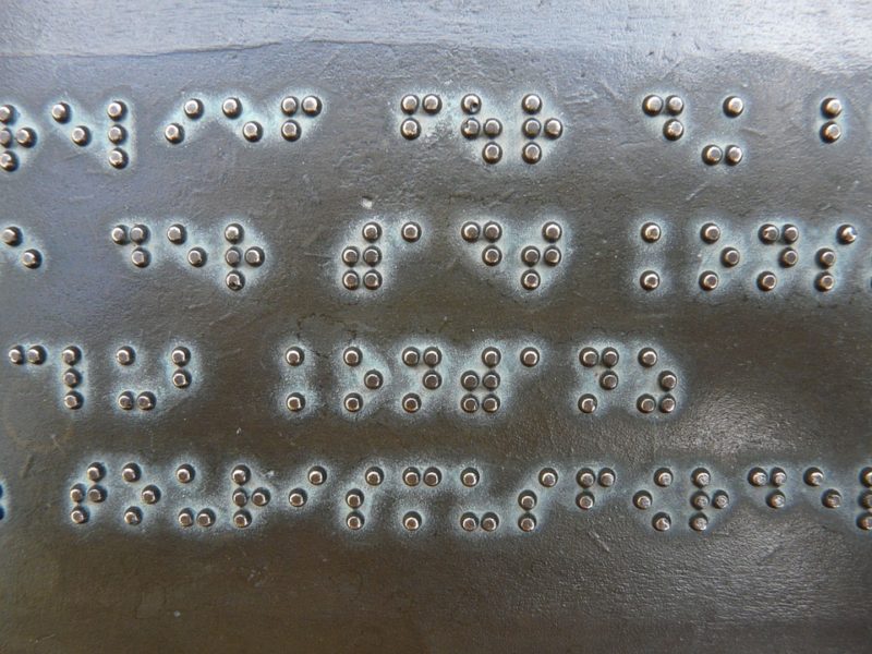 braille accessibilité pour malvoyants