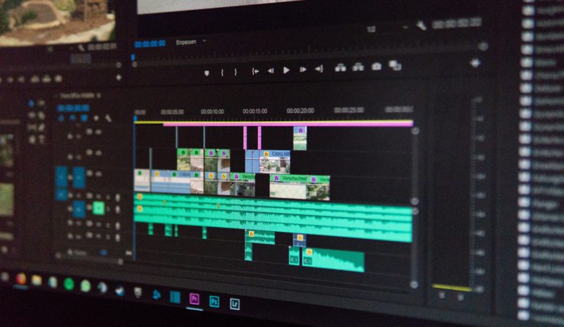 montage vidéo pour promouvoir son site internet