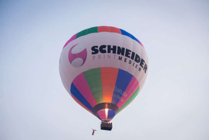 succès ballon publicitaire