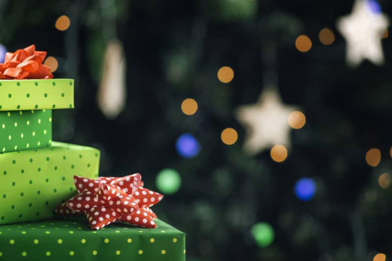 déchets de noel