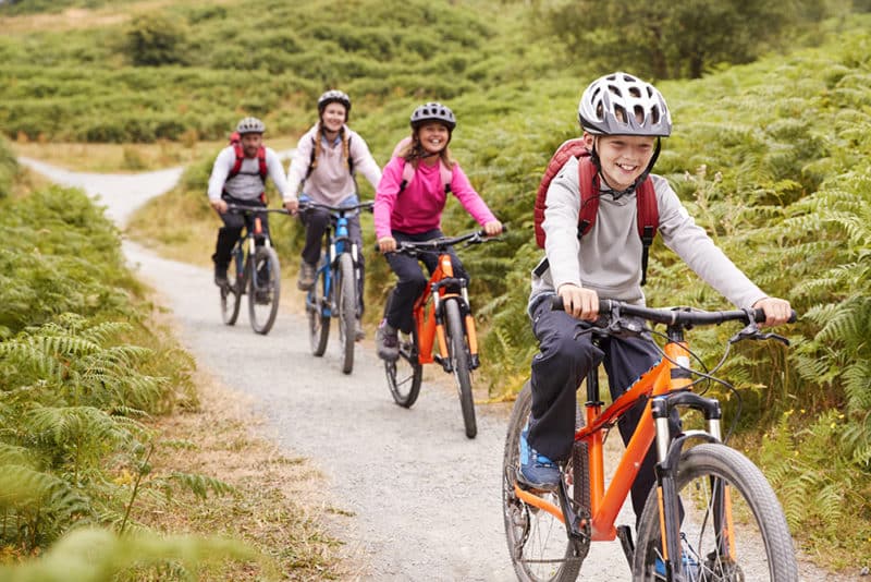 roadtrip à vélo en famille