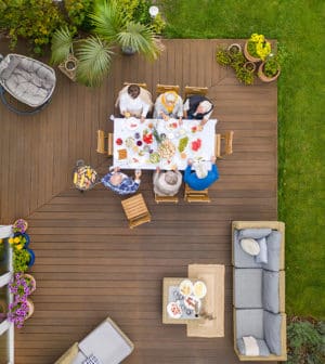 spot leds sur terrasse