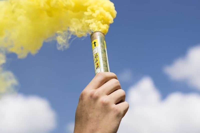 fumigène pour mariage