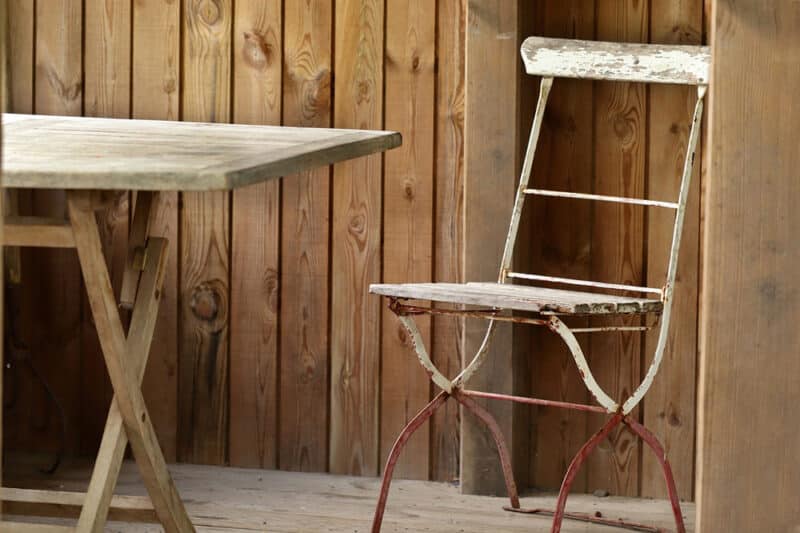 table de jardin