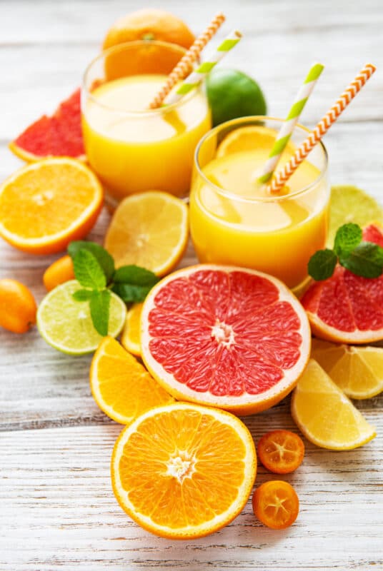 jus de fruits vitamines C