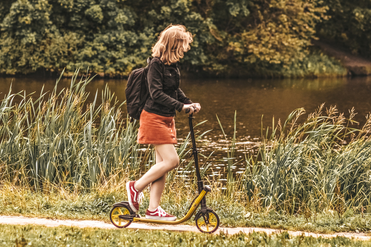 trottinette equilibre