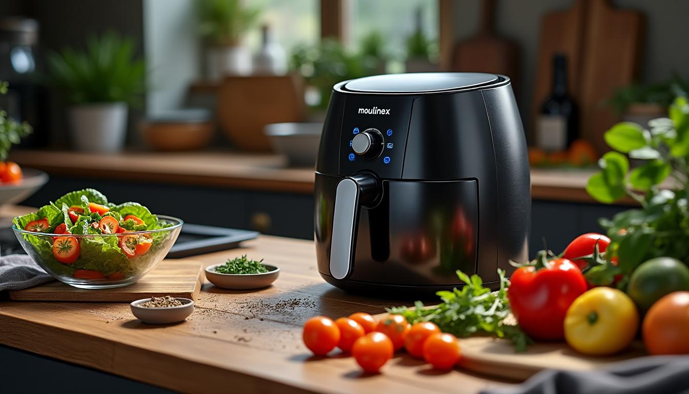 découvrez des recettes légères et savoureuses avec la friteuse à air moulinex. préparez des repas sans culpabilité tout en préservant le goût et la texture. idéal pour une cuisine saine et rapide.
