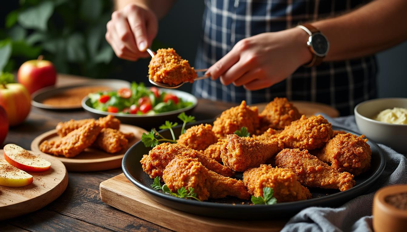 découvrez des idées savoureuses pour préparer des plats allant de l'entrée au dessert avec votre friteuse à air. optimisez vos repas avec des recettes de poulet créatives et délicieuses, parfaites pour toutes les occasions.
