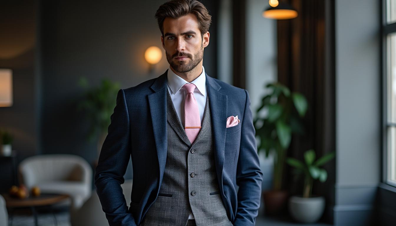 découvrez comment assortir une cravate rose pâle avec élégance. nos conseils pratiques vous aideront à choisir le costume idéal, que ce soit pour une occasion formelle ou décontractée. apprenez à allier couleurs et styles pour un look masculin raffiné.