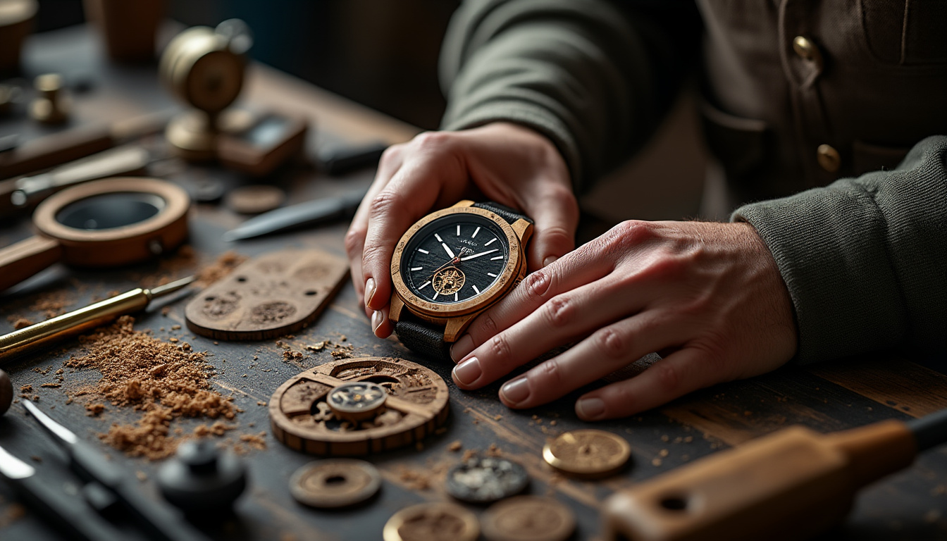 découvrez des histoires inspirantes de créateurs passionnés, à l'origine de montres automatiques en bois pour homme alliant élégance, innovation et respect de l'environnement.