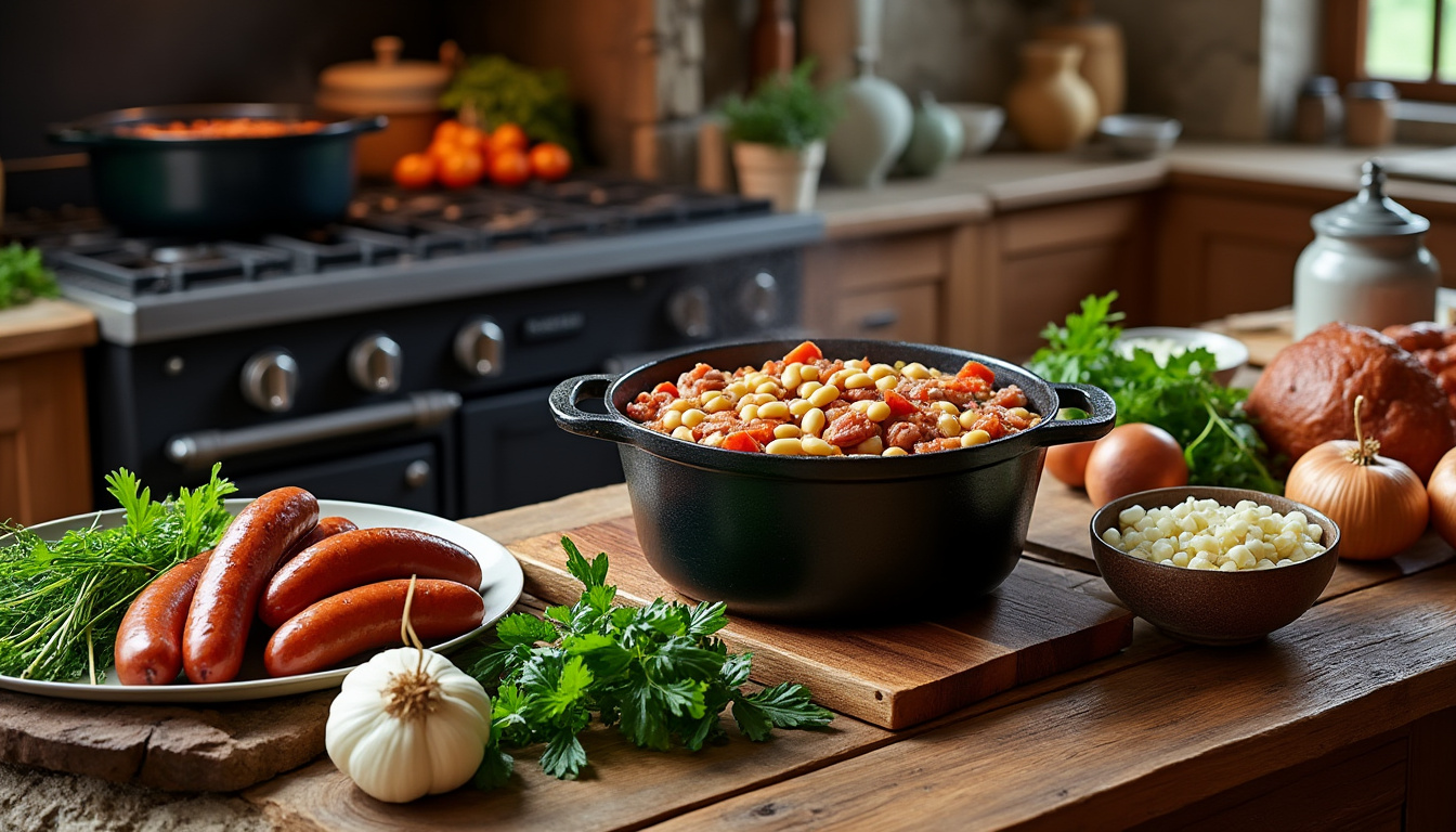 découvrez la recette authentique du cassoulet proposée par carnet de julie et plongez dans un voyage gourmand au cœur des saveurs traditionnelles du sud de la france. facile à suivre, idéale pour régaler famille et amis.