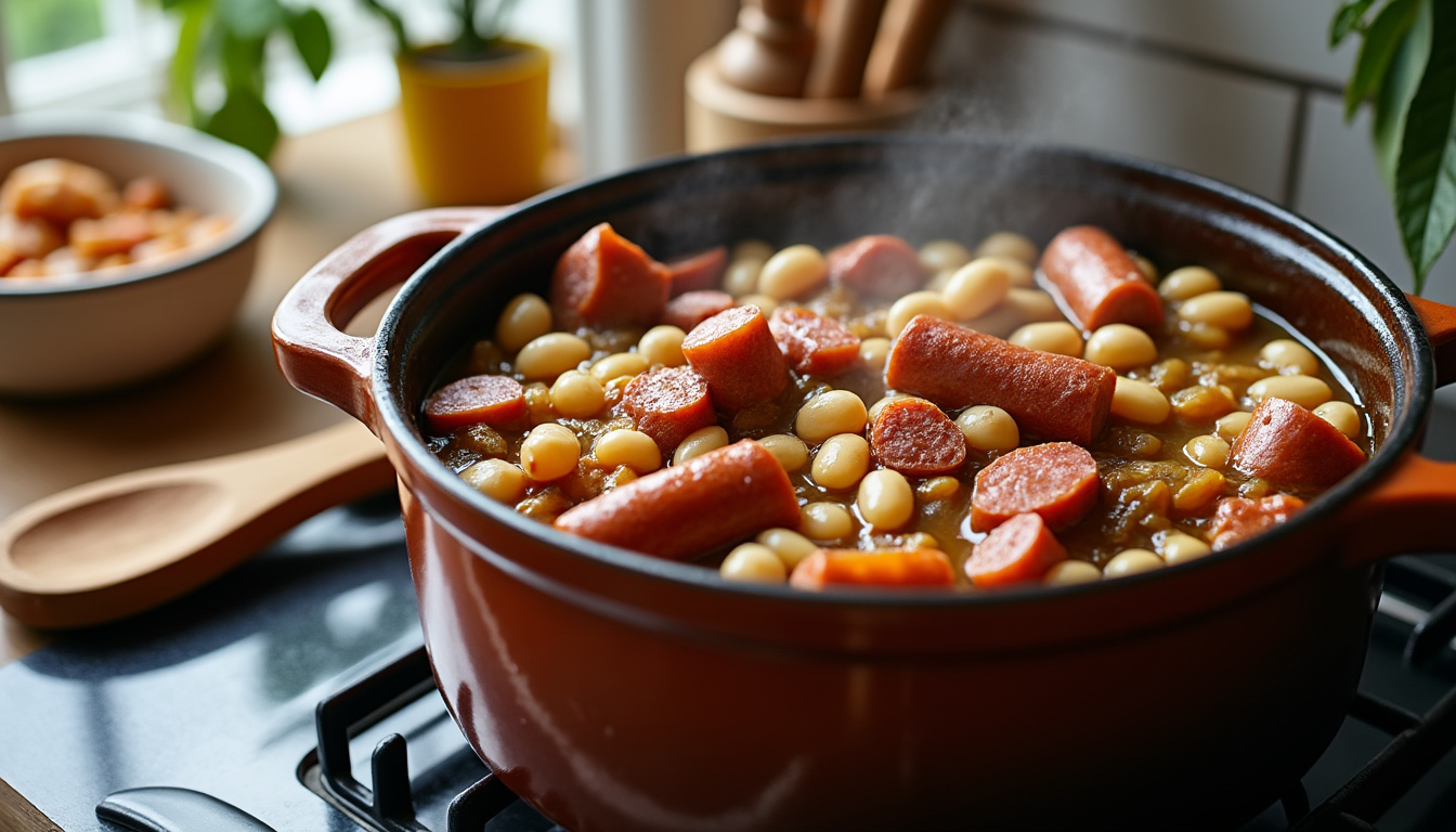 découvrez la recette authentique du cassoulet de cyril lignac et laissez-vous transporter au cœur du sud-ouest de la france avec ce plat généreux, riche en saveurs et en traditions.