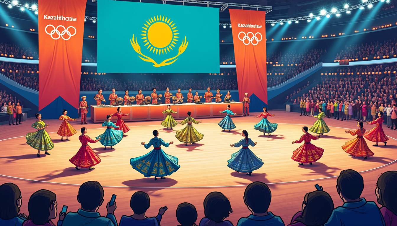 découvrez comment le kazakhstan met en avant son sport et sa culture aux jeux olympiques 2024, offrant une vitrine internationale à ses athlètes et à ses traditions culturelles uniques.