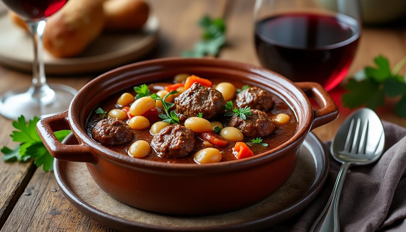 découvrez les recommandations d'experts en œnologie pour choisir le vin idéal qui sublimera un cassoulet de castelnaudary. suivez leurs avis pour associer harmonieusement ce plat traditionnel avec la bouteille parfaite et réussir votre accord mets et vins.