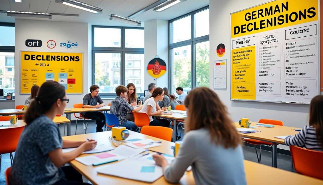 découvrez des tableaux clairs et complets des déclinaisons en allemand, conçus pour faciliter l'apprentissage des débutants. idéal pour mémoriser facilement les cas et progresser rapidement en grammaire allemande !