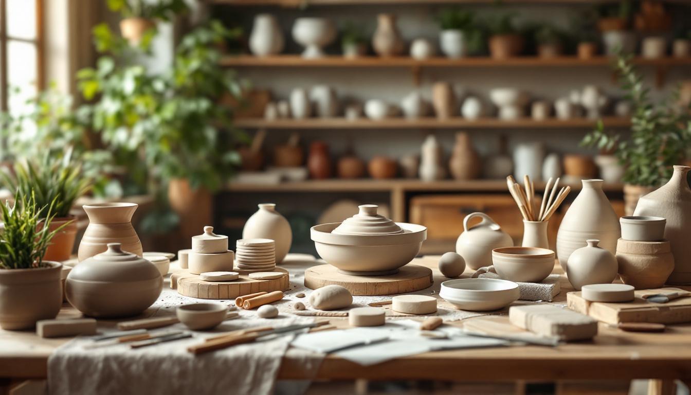 explorez notre sélection du meilleur kit poterie débutant, idéal pour commencer facilement et créer vos propres œuvres artisanales avec passion.
