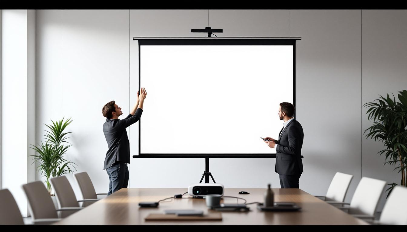 découvrez les meilleures astuces pour optimiser l'utilisation de votre écran de projection sur trépied et profitez d'une qualité d'image exceptionnelle lors de vos présentations ou soirées cinéma.