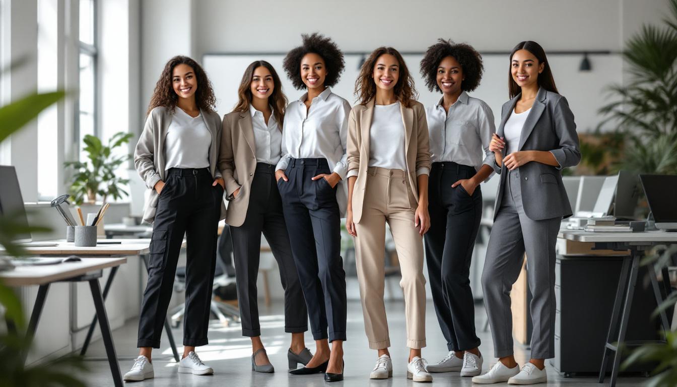découvrez notre sélection des meilleurs pantalons de travail pour femme alliant confort et style, conçus pour accompagner votre carrière avec élégance et praticité.