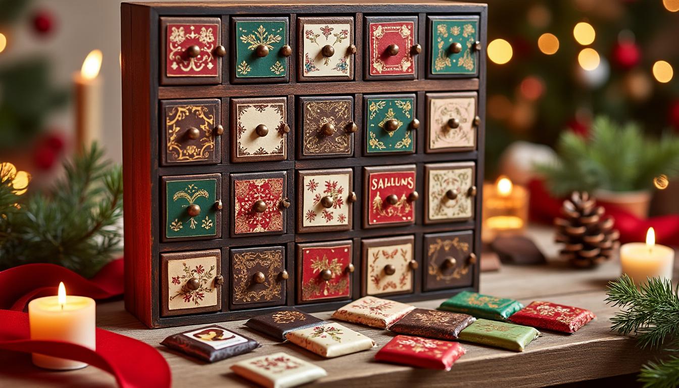 découvrez les tendances 2025 des calendriers de l'avent chez les chocolatiers : innovations gourmandes, design créatif et expériences uniques pour patienter jusqu'à noël.
