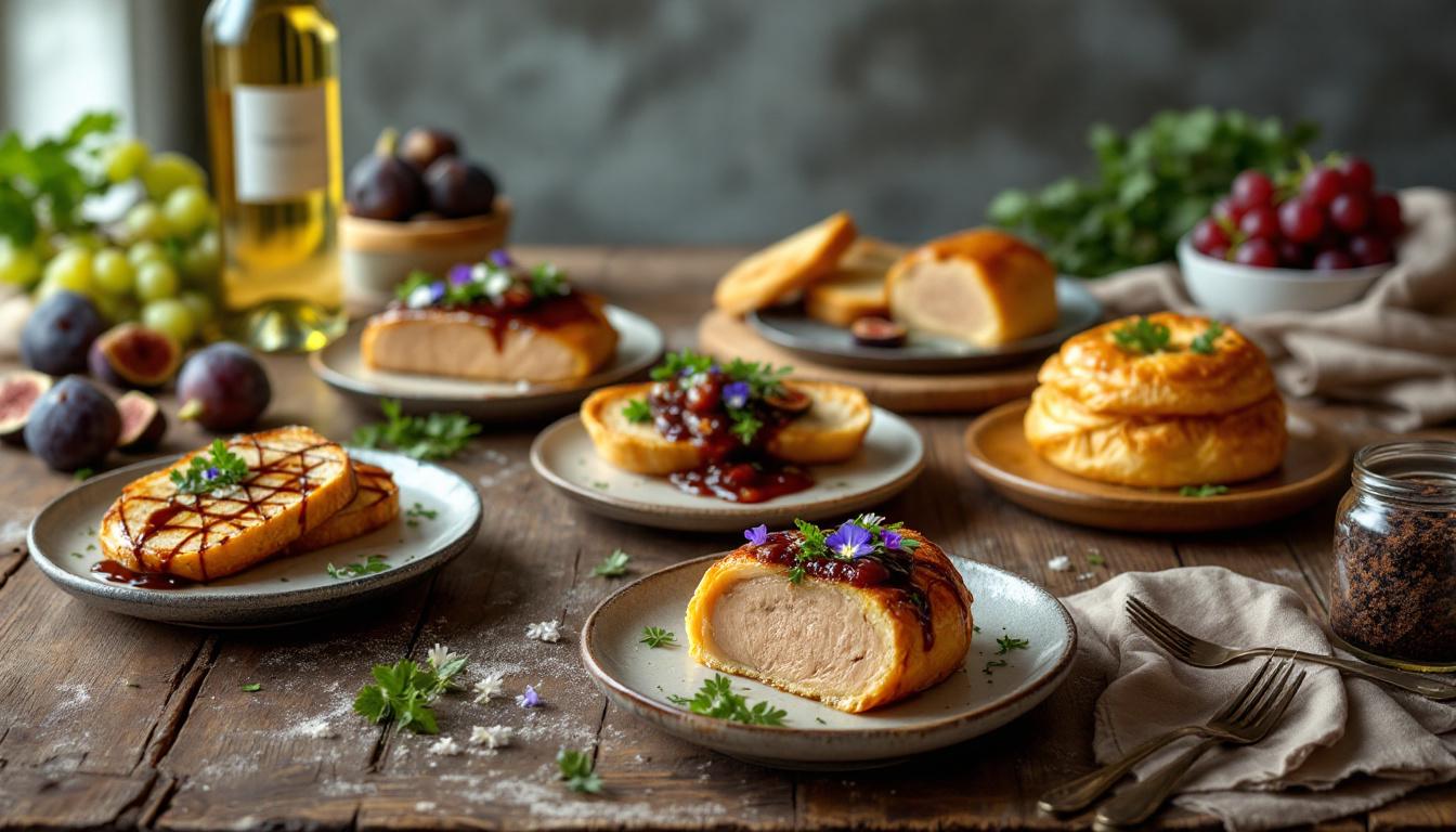découvrez 5 délicieuses recettes avec foie gras à essayer absolument pour sublimer vos repas festifs et épater vos convives avec des saveurs raffinées.