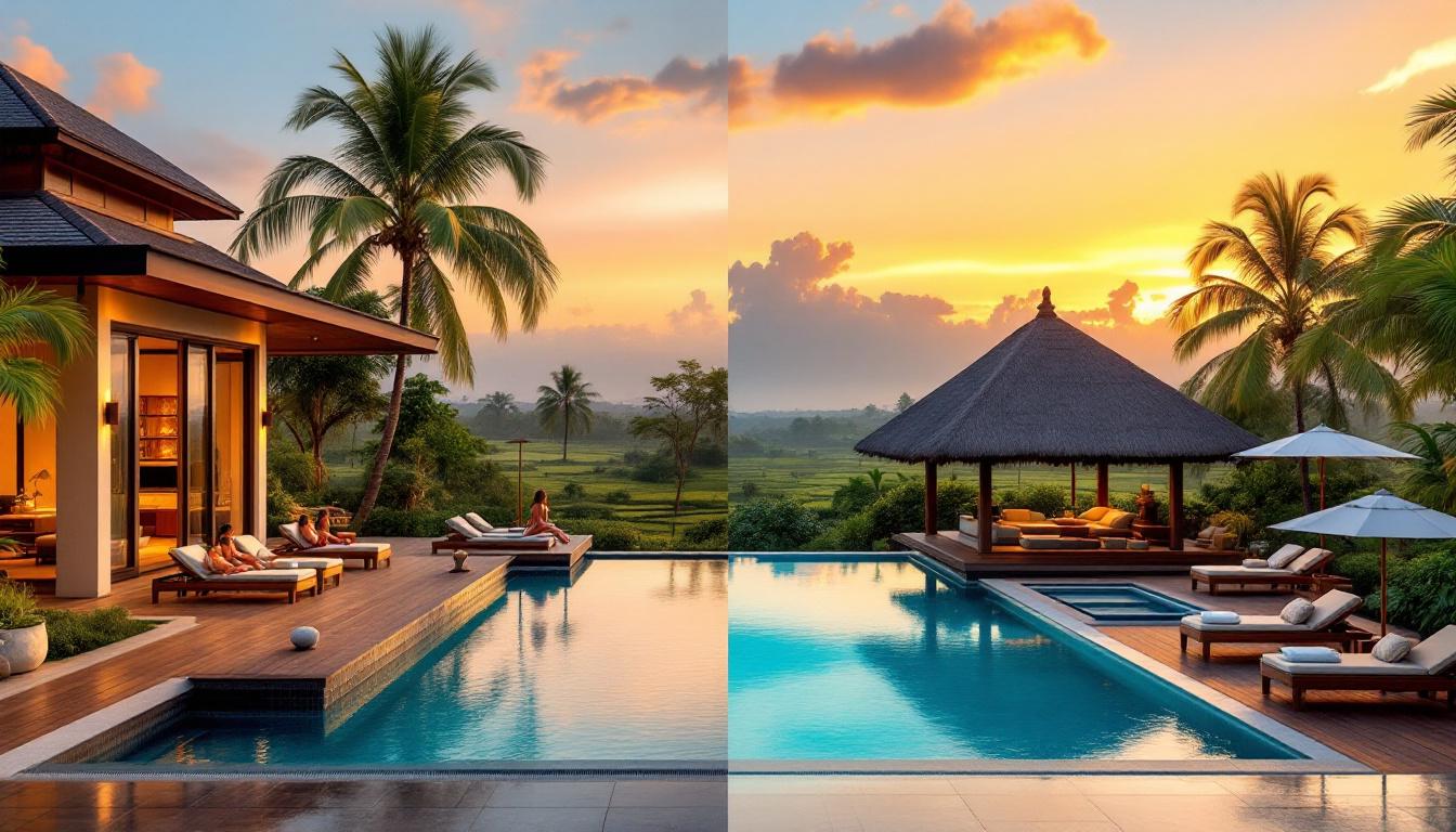 comparez les prix d'un séjour à bali entre hôtels et locations de vacances pour trouver l'hébergement idéal au meilleur tarif.