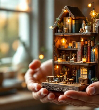 plongez dans l'univers fascinant de la boutique book nook, spécialiste des maquettes miniatures. découvrez des créations uniques qui apportent magie et détails à votre décoration.