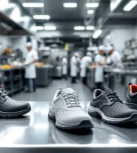 découvrez notre guide d'achat des meilleures marques de chaussures de sécurité pour la cuisine, spécialement conçu pour les restaurateurs soucieux de confort et de protection.