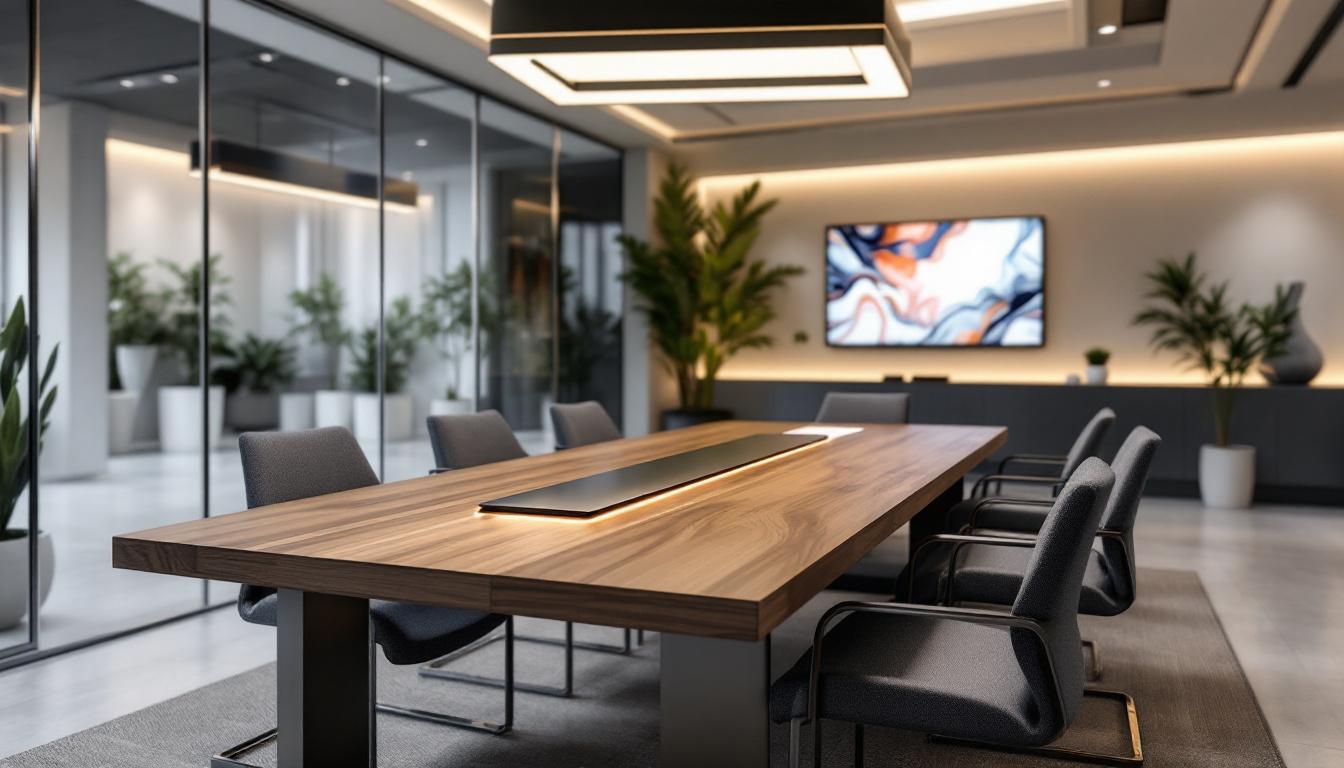 découvrez les tendances 2026 du mobilier de bureau avec un focus sur la table de réunion professionnelle, un élément incontournable pour un espace de travail moderne et efficace.