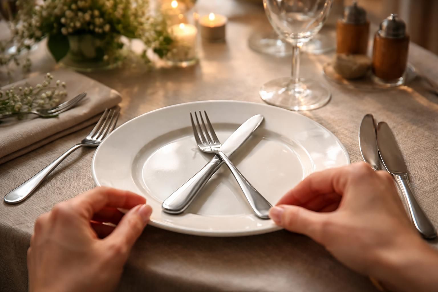 découvrez l'art des couverts croisés dans l'assiette et apprenez à impressionner vos invités grâce à notre guide pratique et élégant.