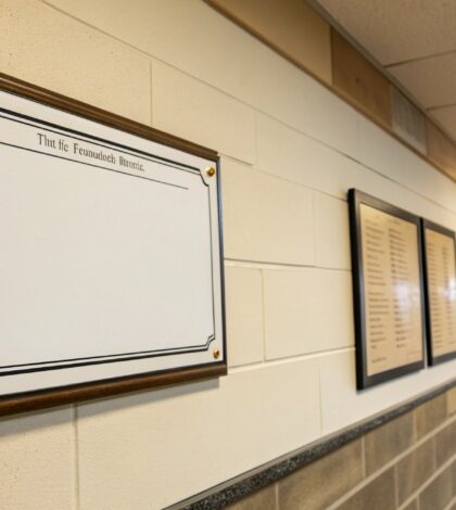 plaque professionnelle