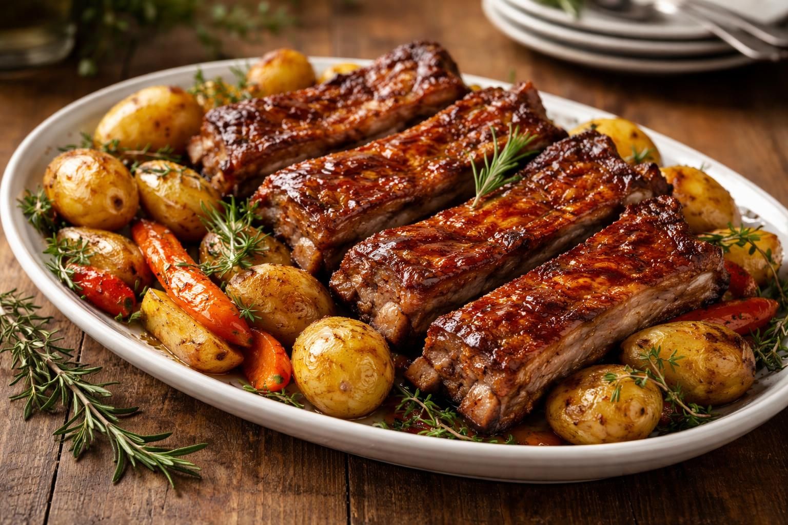 apprenez à cuisiner des travers de porc au four sans marinade, une recette simple et savoureuse qui séduira vos invités à coup sûr.