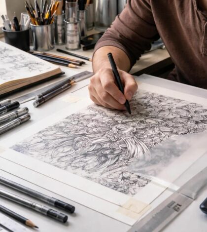 découvrez les éléments clés de l'encrage ou ancrage pour réussir vos illustrations avec précision et style. guide pratique pour artistes et illustrateurs.