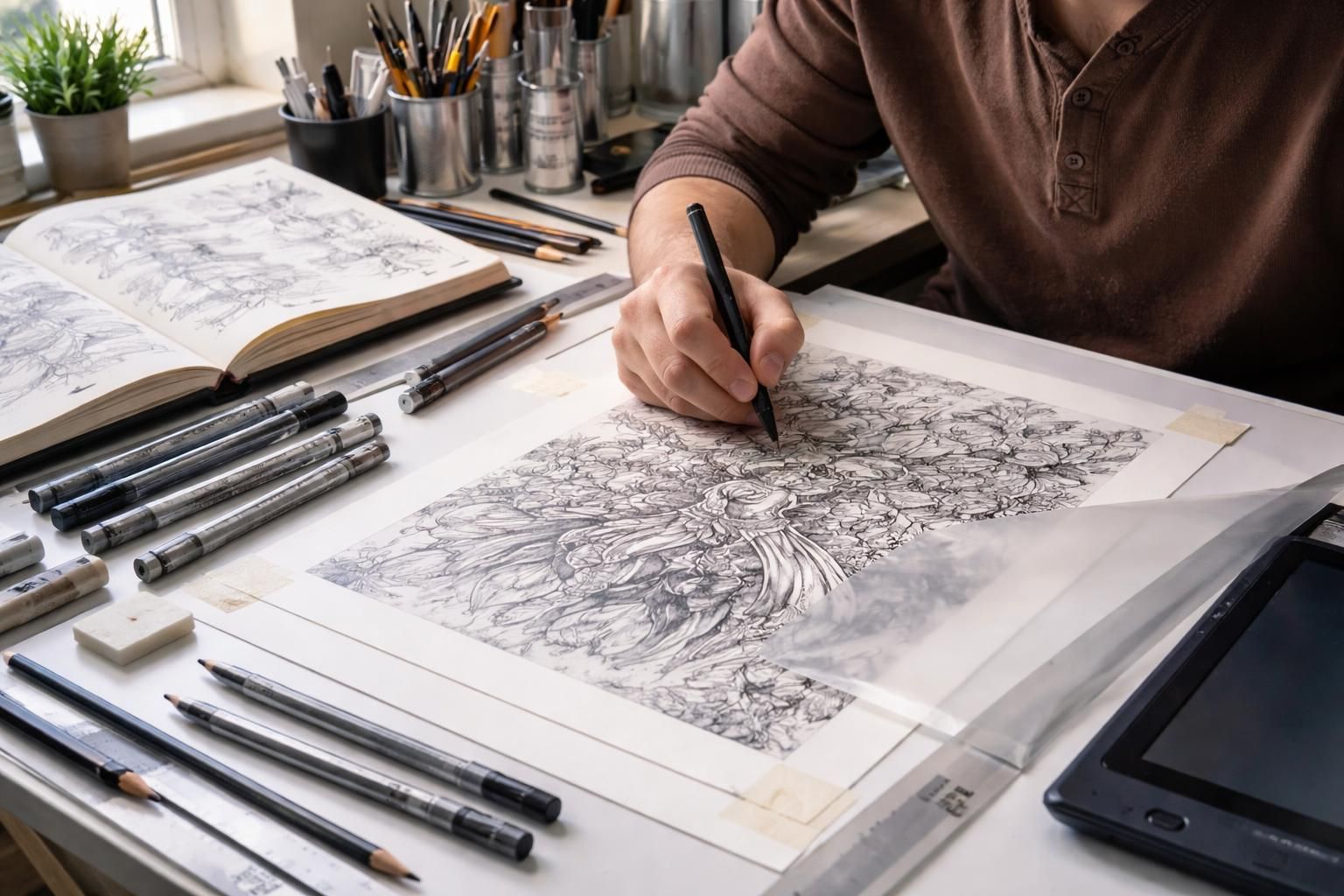 découvrez les éléments clés de l'encrage ou ancrage pour réussir vos illustrations avec précision et style. guide pratique pour artistes et illustrateurs.