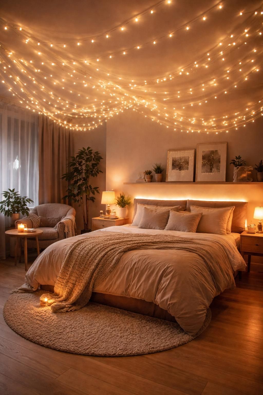 découvrez les avantages d'une tenture lumineuse pour plafond dans une chambre à coucher, alliant style et ambiance chaleureuse pour un espace apaisant et élégant.