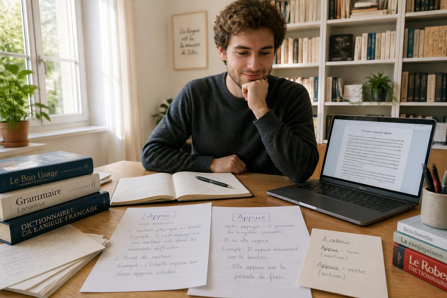 découvrez comment utiliser correctement 'appui' et 'appuie' dans vos phrases pour éviter les erreurs courantes et améliorer la clarté de votre écriture en français.