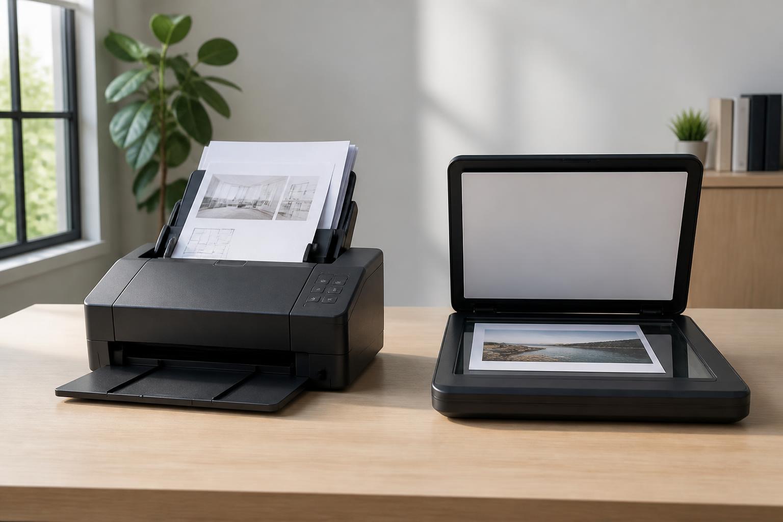 découvrez notre comparatif détaillé entre scanners compacts avec chargeur automatique de documents (adf) et sans adf pour choisir l'appareil adapté à vos besoins.