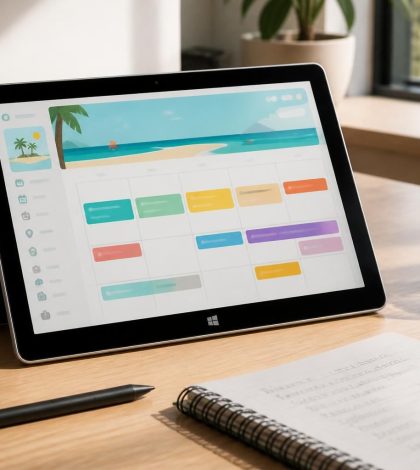 découvrez comment créer facilement un planning de vacances imprimable directement depuis votre tablette windows pour organiser vos journées en toute simplicité.