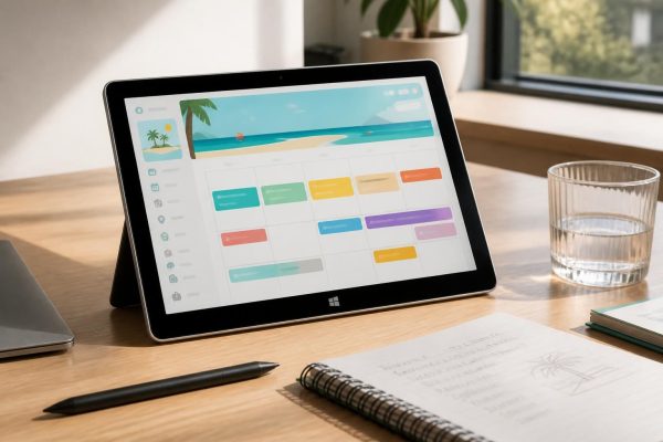 découvrez comment créer facilement un planning de vacances imprimable directement depuis votre tablette windows pour organiser vos journées en toute simplicité.