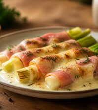 découvrez notre recette revisitée de poireaux au jambon, une délicieuse alliance de saveurs classiques et modernes pour un repas savoureux et facile à préparer.